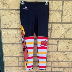 Rare Fletcher’s corn dog Leggings Shapes state, fair Texas